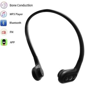 Auriculares de conducción ósea para natación Tayogo IPX8 negros